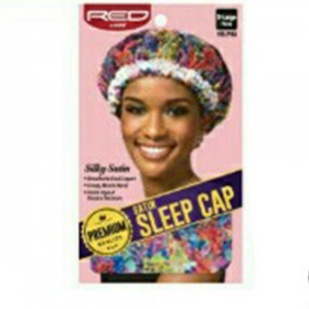 Red by Kiss Satin Sleep Cap HSLP03 Floral/X-Large Red by Kiss Satin Sleep Cap HSLP03 Floral/X-Large